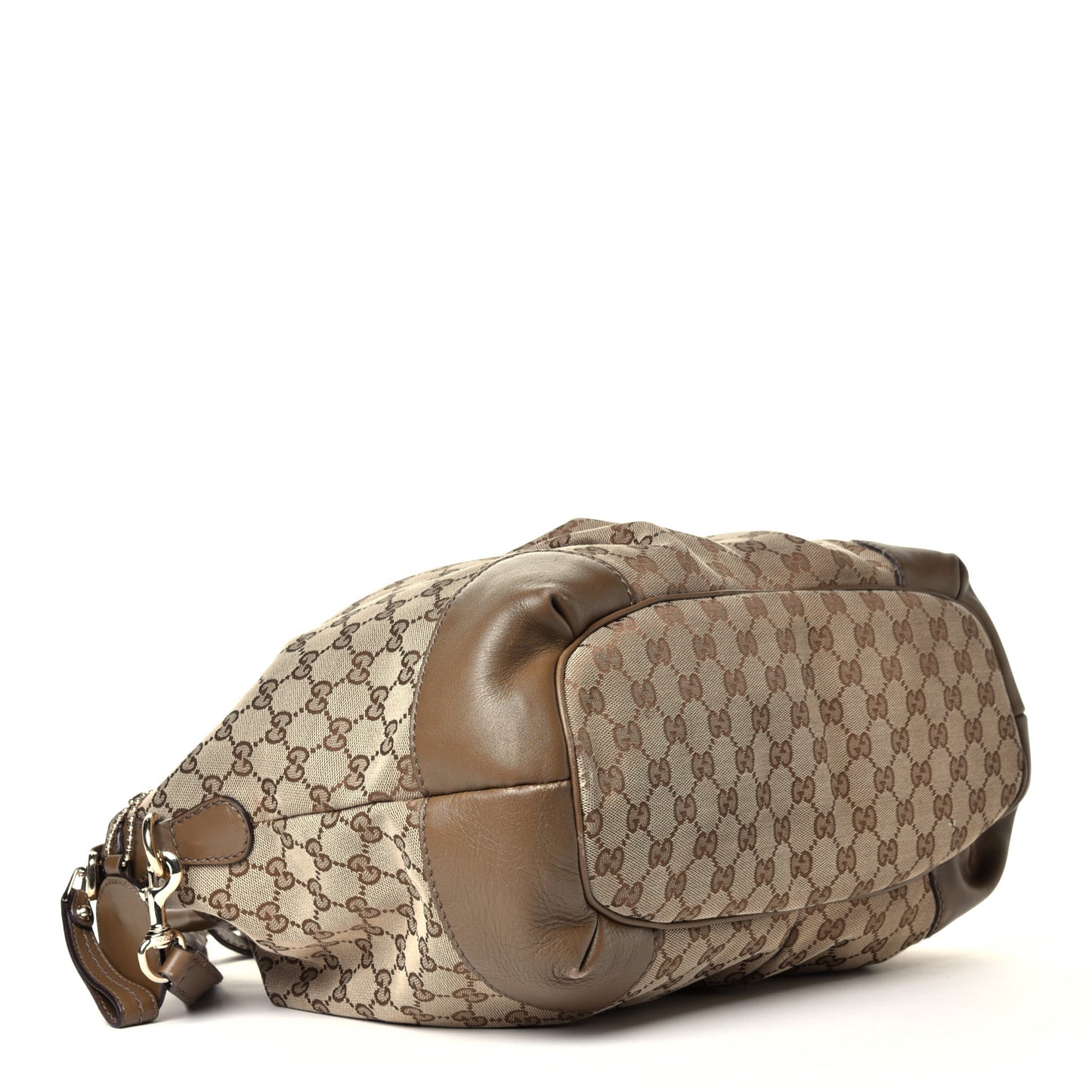 GG Monogram Large Sukey Top Handle Beige