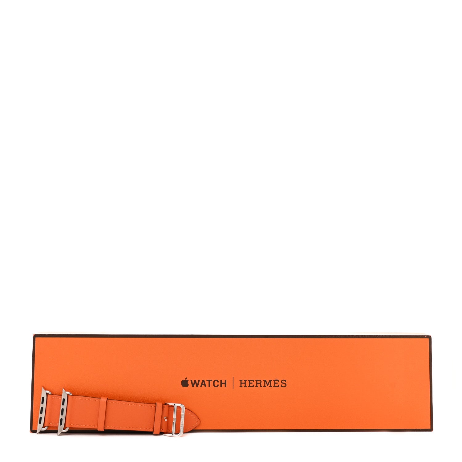 Hermes Swift 45mm Apple Watch Single Tour Band Orange 6 of 6