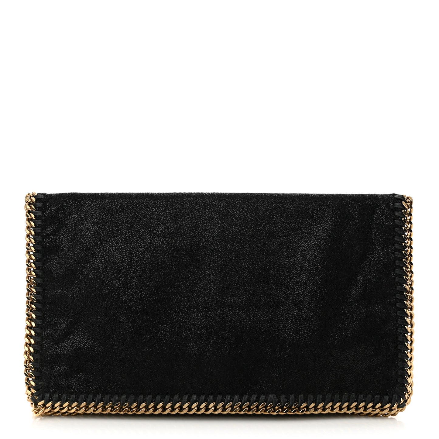 Shaggy Deer Falabella Fold Over Clutch Black