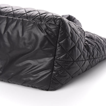 Chanel Nylon Quilted Large Coco Cocoon Tote Black 8 of 8