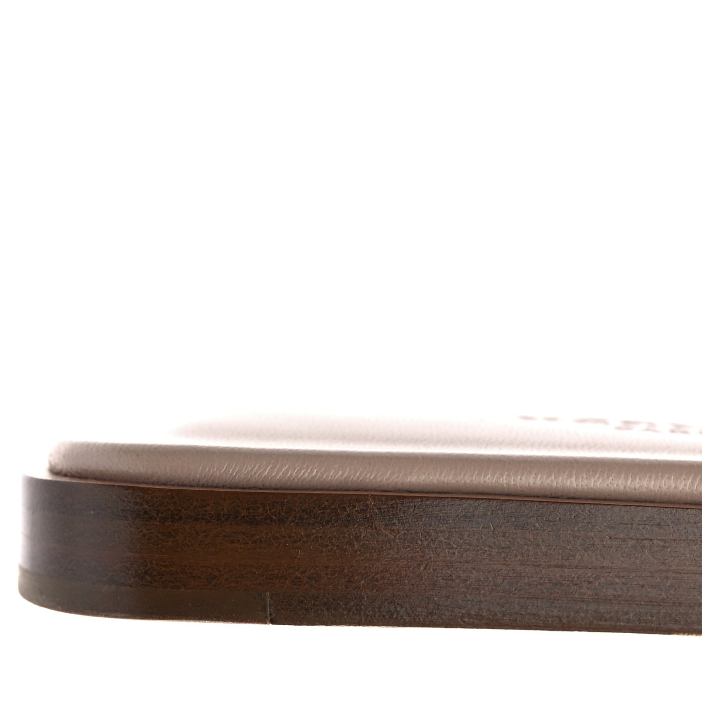 Box Calfskin Oran Sandals 37 Bois De Santal