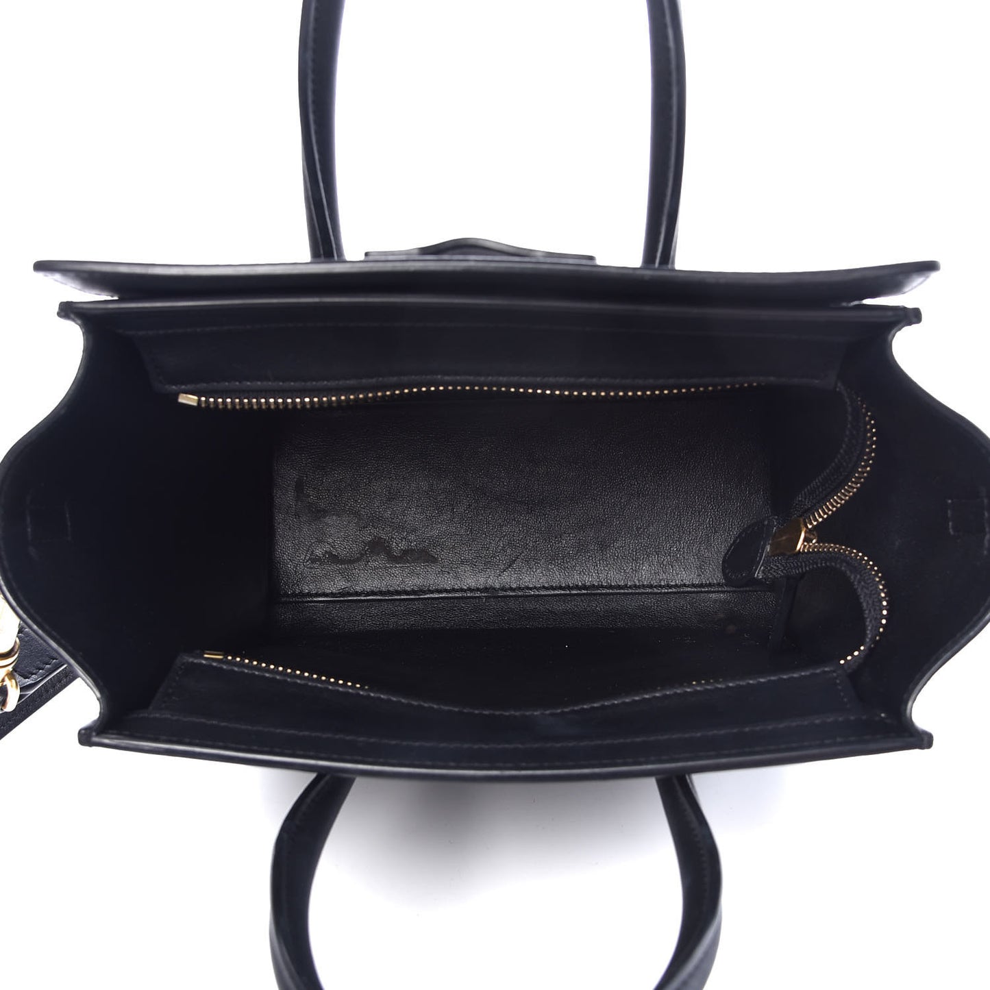Smooth Calfskin Nano Luggage Black