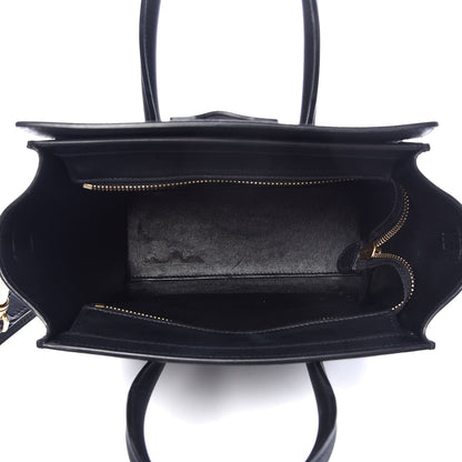 Celine Smooth Calfskin Nano Luggage Black 5 of 14