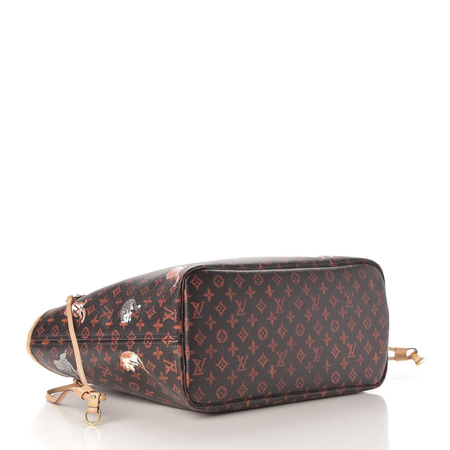 Louis Vuitton Catogram Neverfull MM Marron 4 of 10