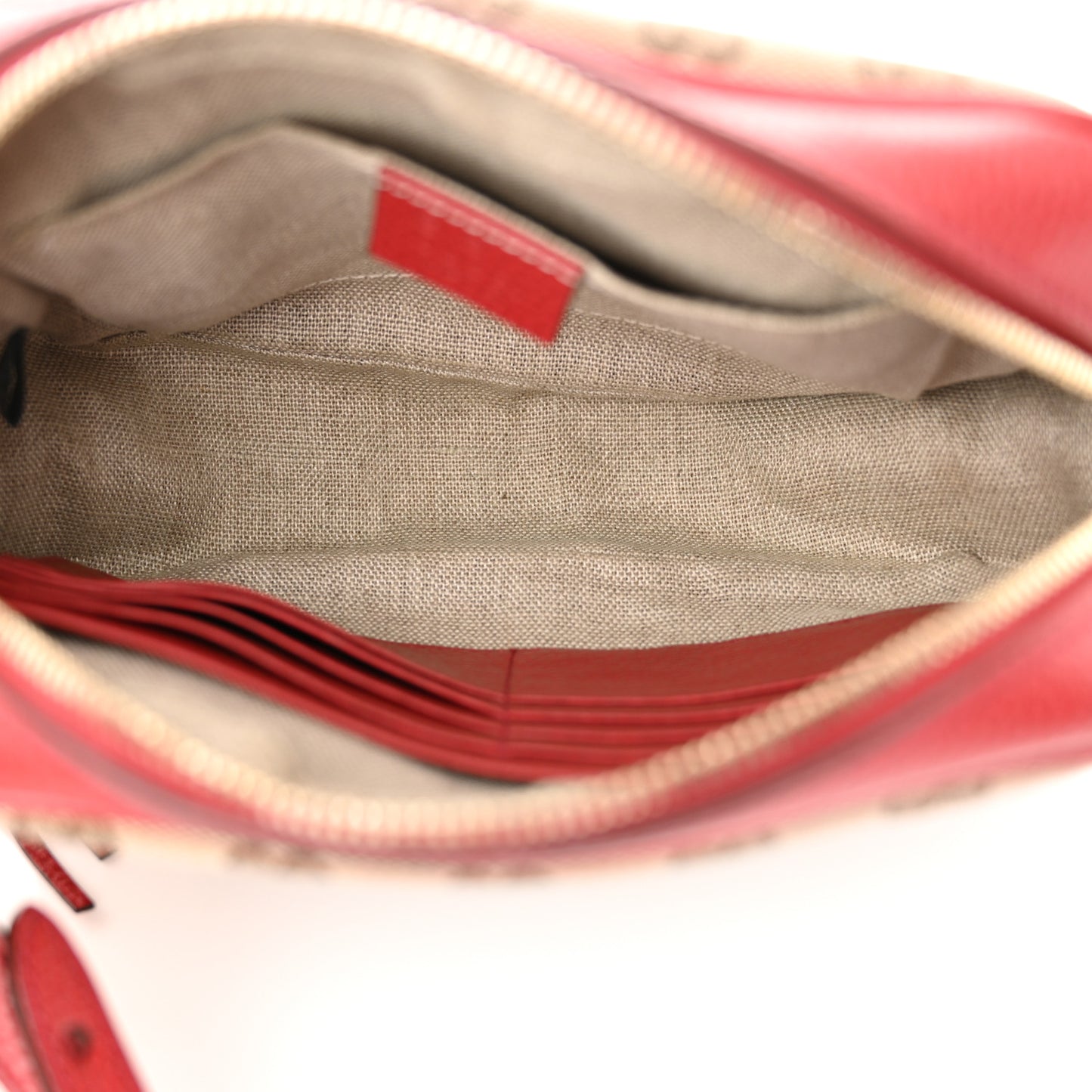 Monogram Mini Bree Messenger Bag Red