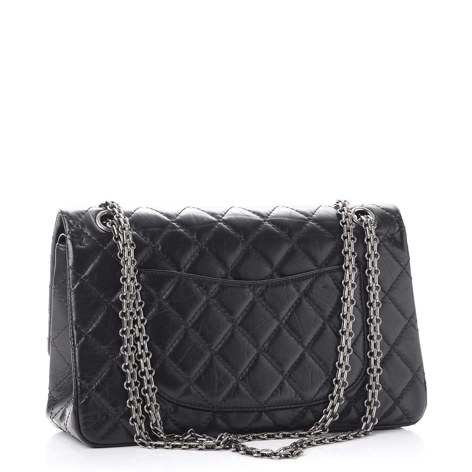 Chanel Aged Calfskin Quilted 2.55 Reissue 226 Flap Black 4 of 9