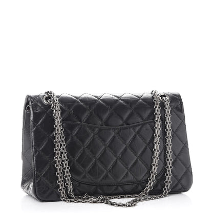 Chanel Aged Calfskin Quilted 2.55 Reissue 226 Flap Black 4 of 9