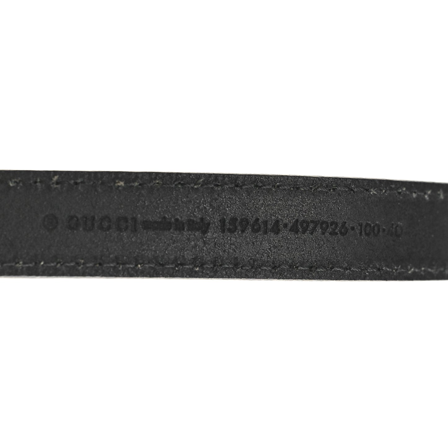 Calfskin Interlocking G Belt 100 40 Black