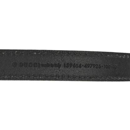 Gucci Calfskin Interlocking G Belt 100 40 Black 4 of 7
