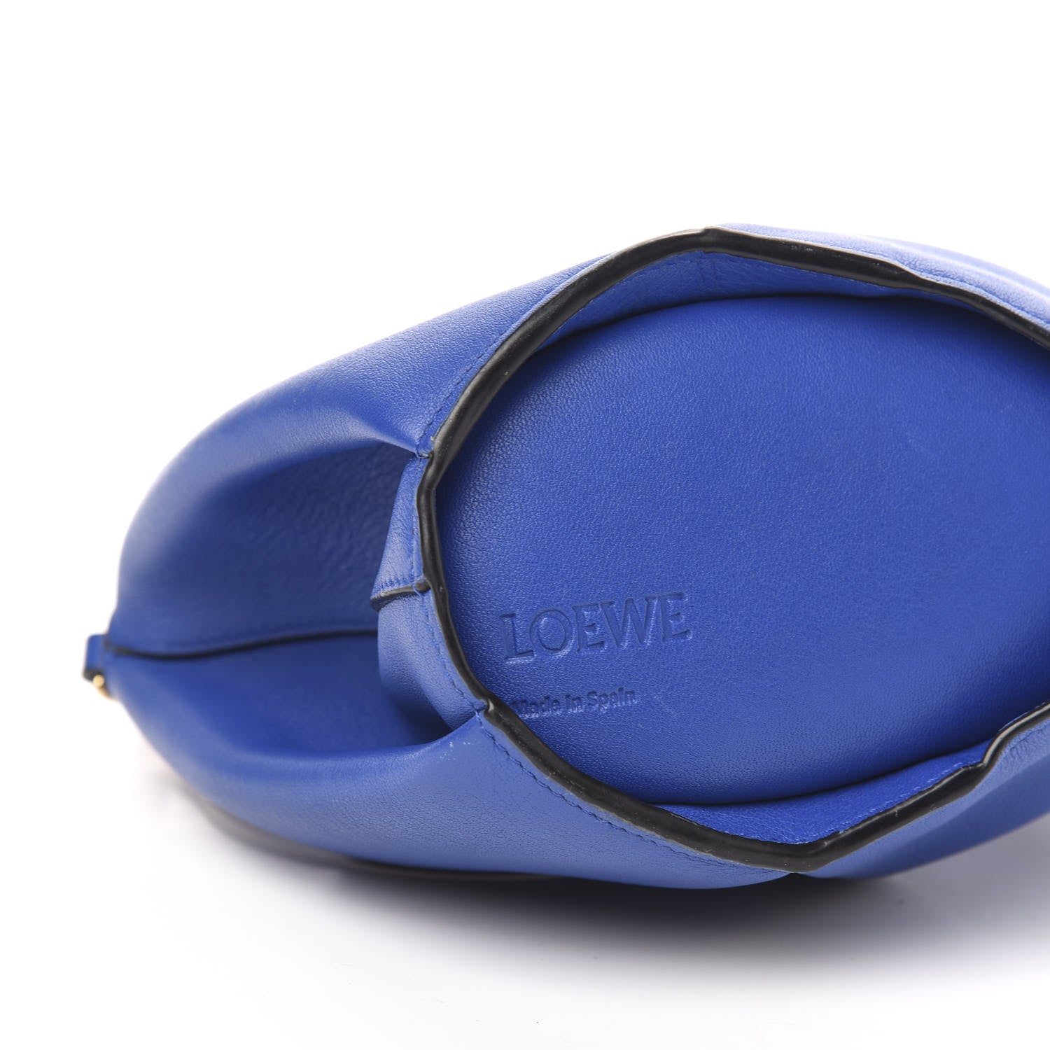 Loewe Calfskin Mini Elephant Crossbody Bag Electric Blue 7 of 8
