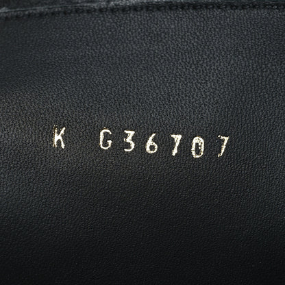 Chanel Calfskin Quilted CC Boots 38 Black 6 of 9