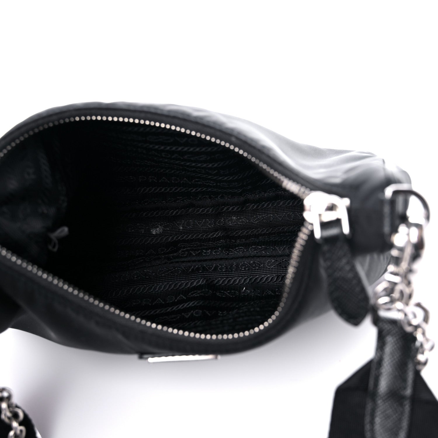 Prada Nylon Re-Edition 2005 Shoulder Bag Black 5 of 10