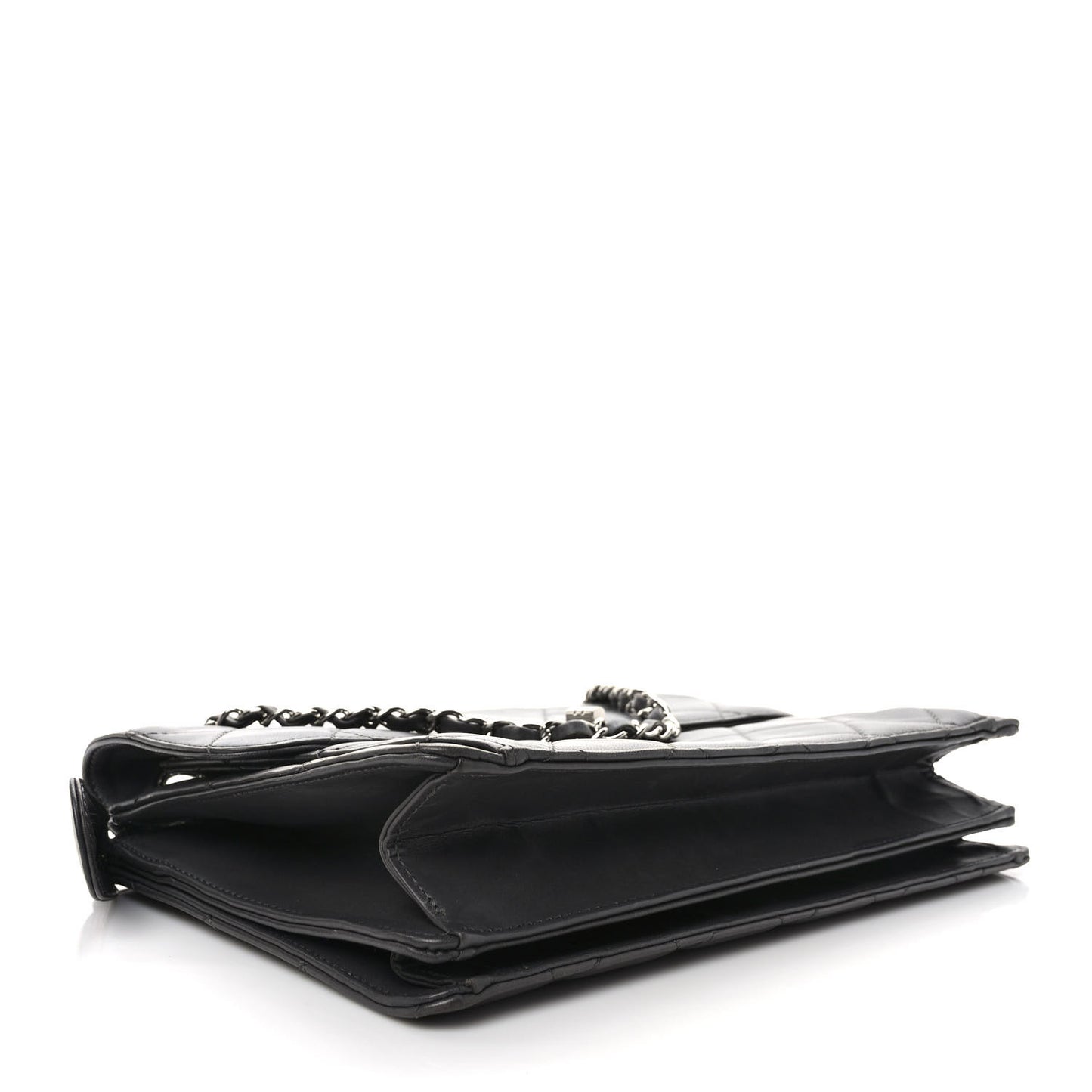 Lambskin Paris Bombay Reissue Accordion Flap Black