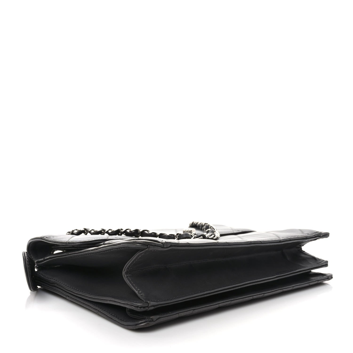 Chanel Lambskin Paris Bombay Reissue Accordion Flap Black 4 of 9