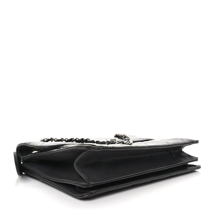 Chanel Lambskin Paris Bombay Reissue Accordion Flap Black 4 of 9