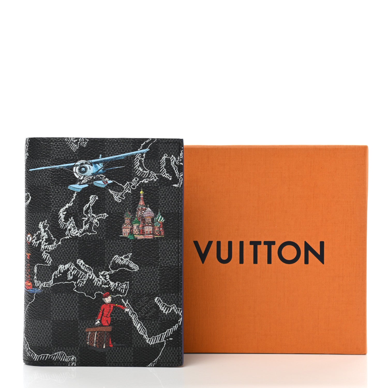 Louis Vuitton Damier Graphite Map Passport Cover 8 of 8