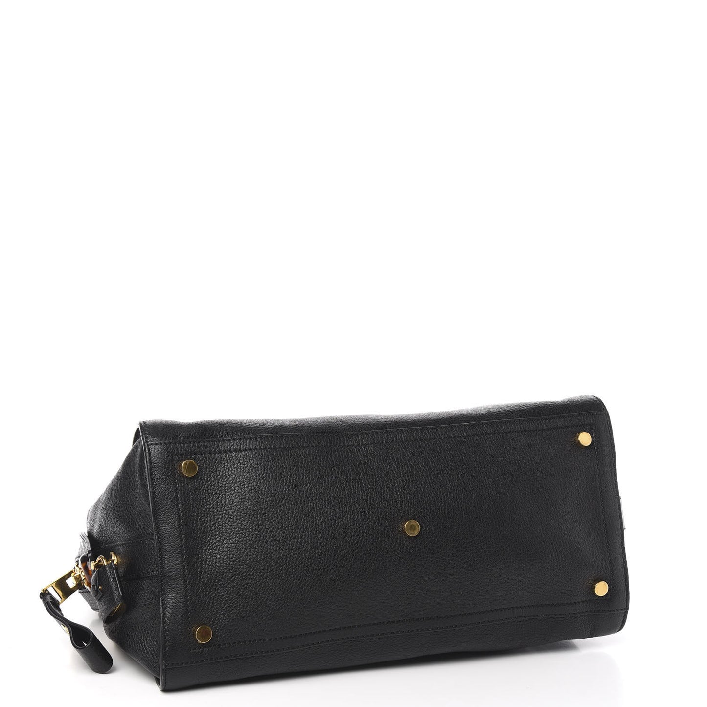 Goatskin Charlotte Tote Bag Black