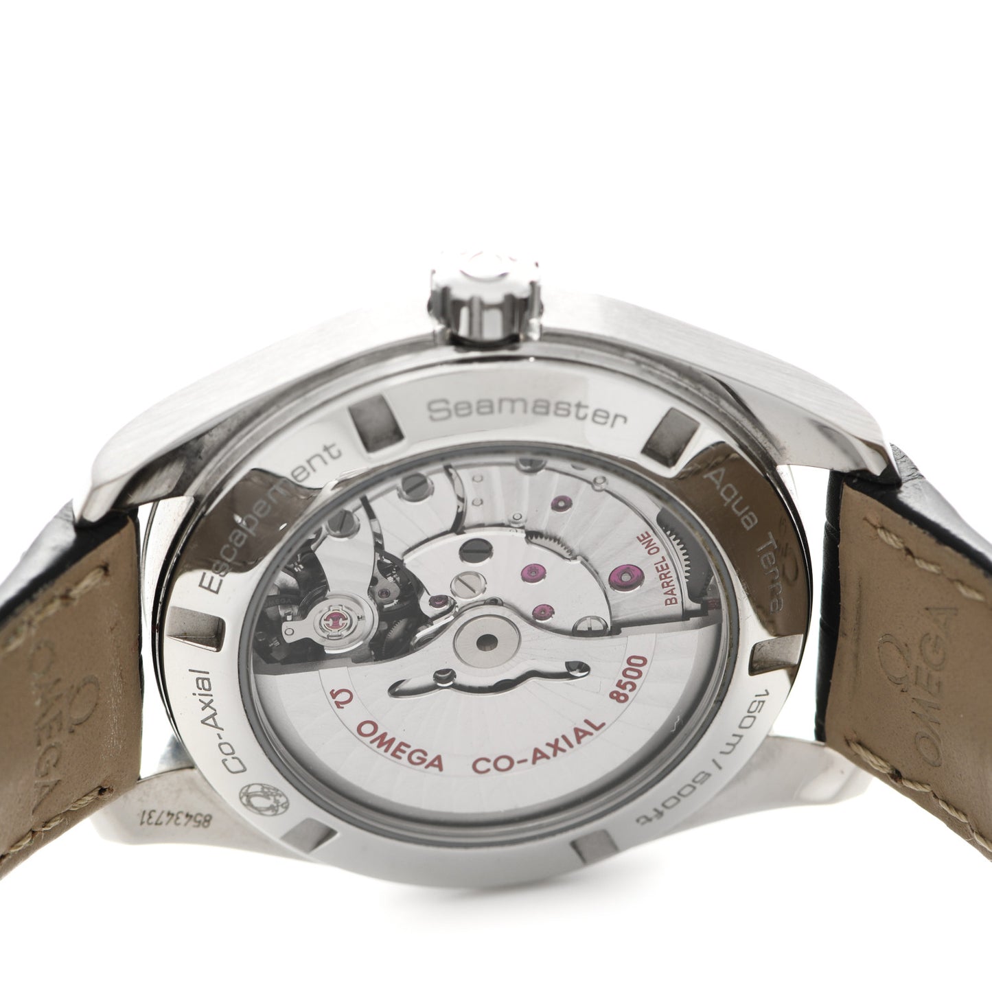 Stainless Steel Alligator 42mm Seamaster Aqua Terra 150M Co-Axial Automatic Watch Black 231.13.42.21.06.001