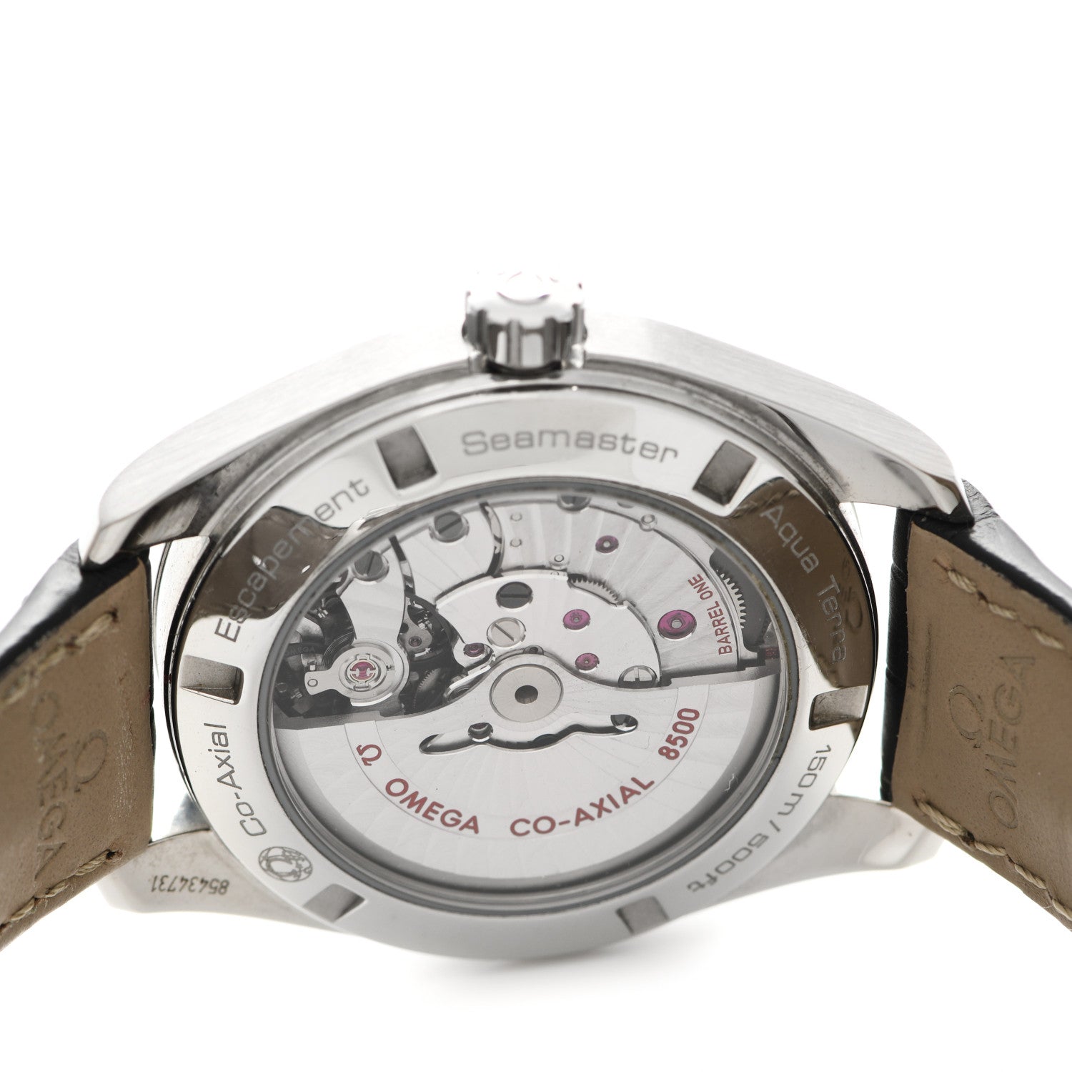 Omega Stainless Steel Alligator 42mm Seamaster Aqua Terra 150M Co-Axial Automatic Watch Black 231.13.42.21.06.001 4 of 5