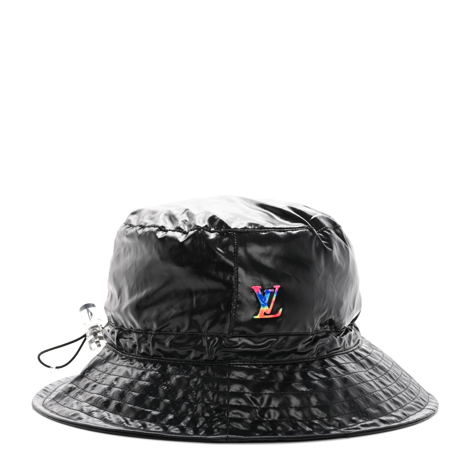 Louis Vuitton Nylon 2054 Transformable Bob Bucket Hat 58 Black 3 of 9