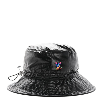 Louis Vuitton Nylon 2054 Transformable Bob Bucket Hat 58 Black 3 of 9