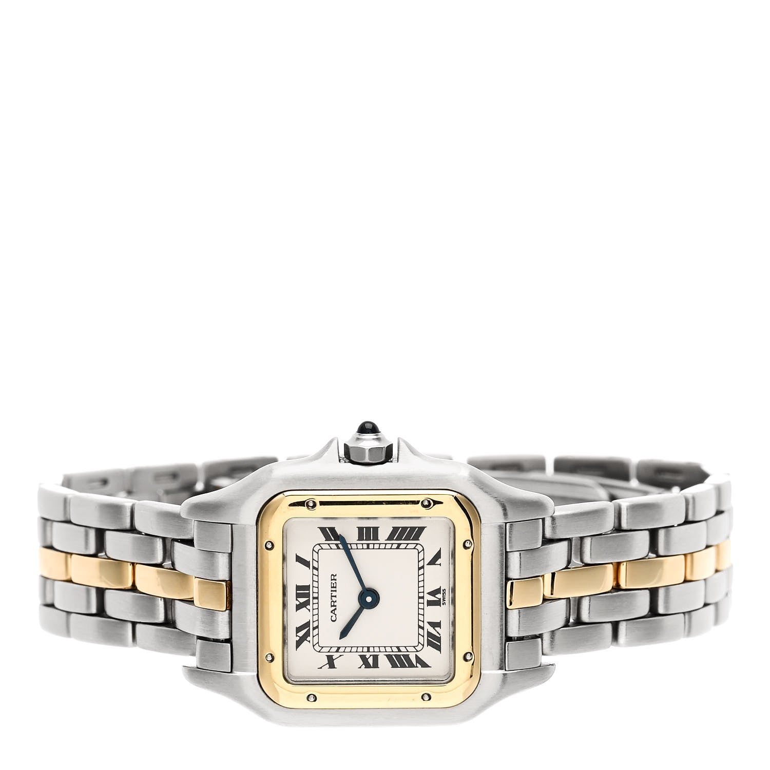 Cartier Stainless Steel 18K Yellow Gold 22mm Panthere Quartz Watch 2 of 4