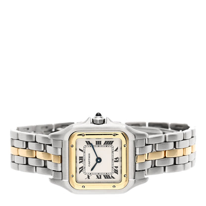 Cartier Stainless Steel 18K Yellow Gold 22mm Panthere Quartz Watch 2 of 4