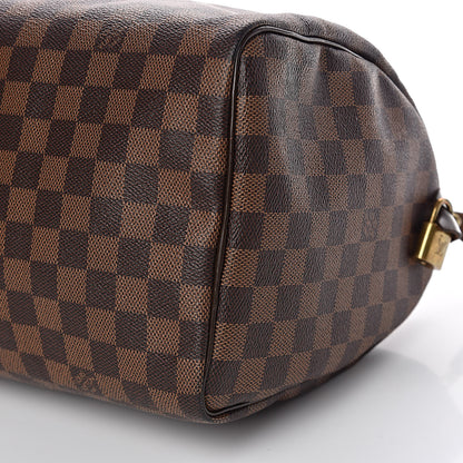 Louis Vuitton Damier Ebene Speedy 30 9 of 17