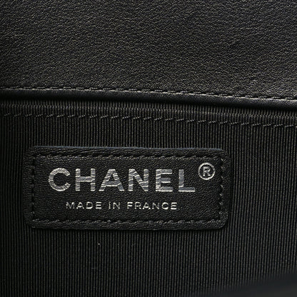 Chanel Calfskin Quilted Medium Boy Flap So Black 5 of 9
