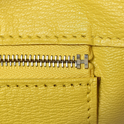 Hermes Matte Porosus Crocodile Birkin 35 Mimosa 19 of 39