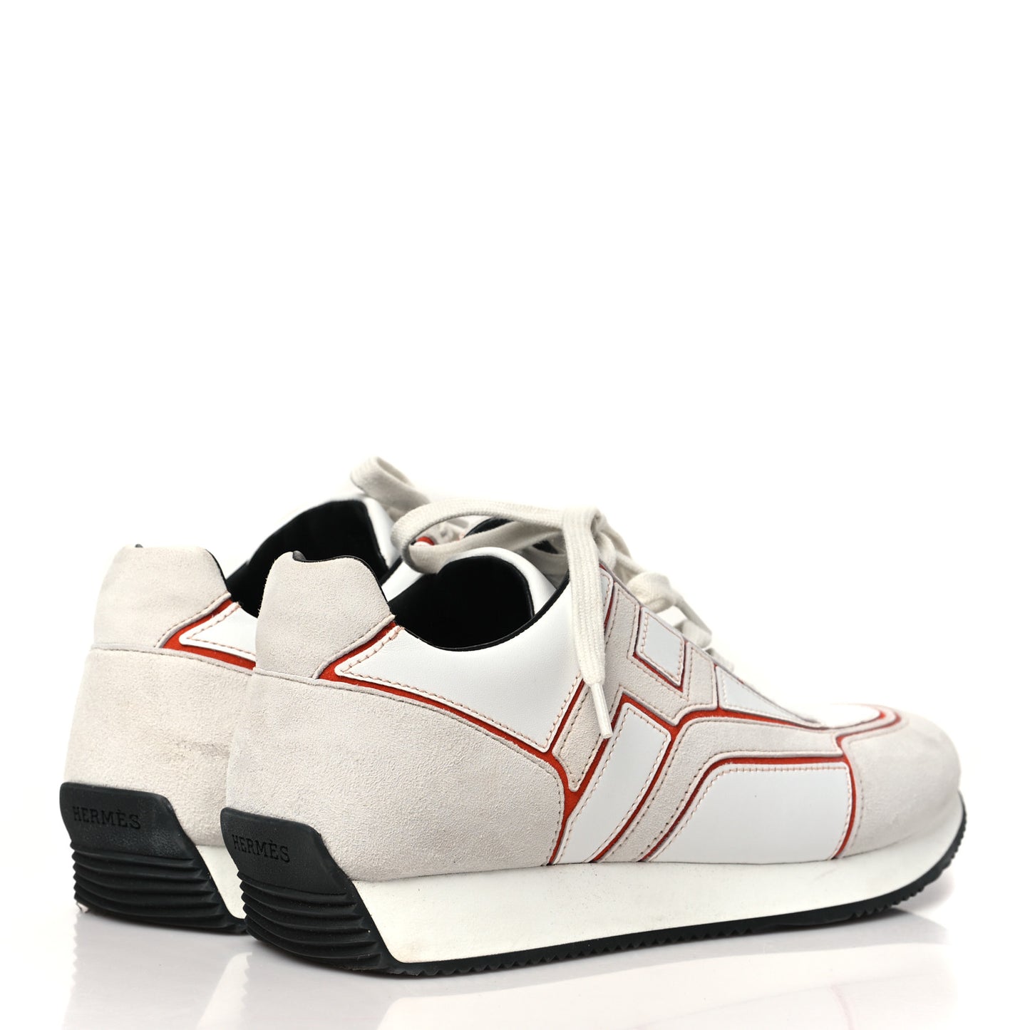 Calfskin Suede Goatskin Womens Chris Sneakers 39 White Multicolor