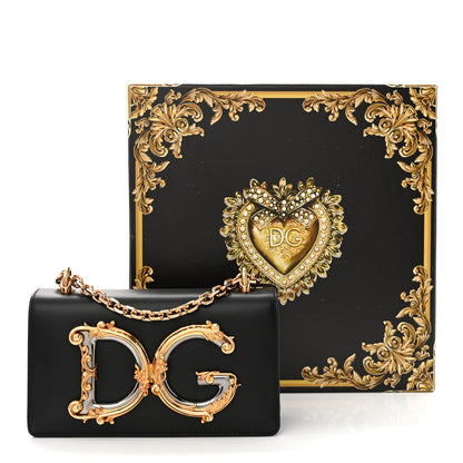Dolce & Gabbana Nappa DG Girls Shoulder Bag Black 11 of 11