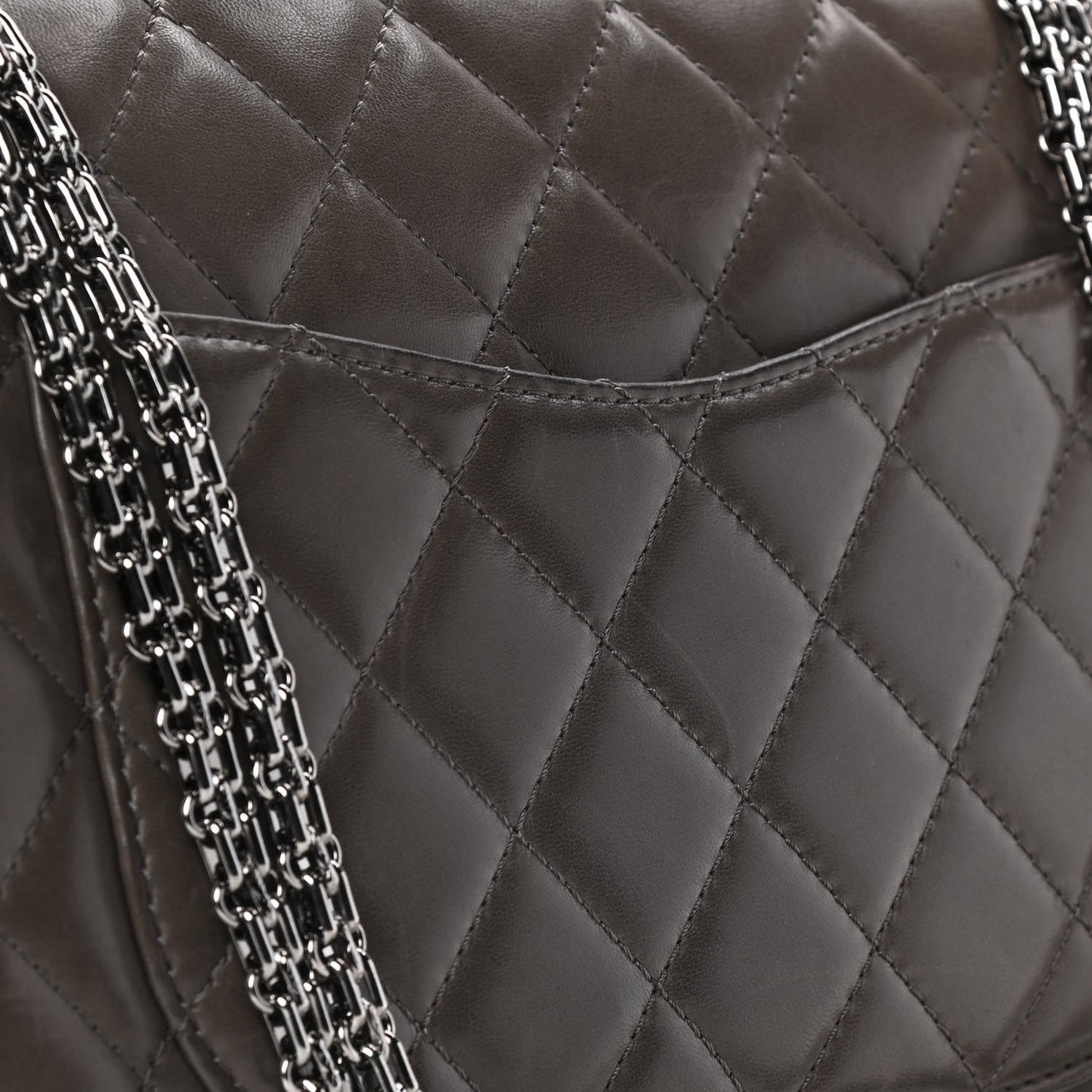 Lambskin Quilted 2.55 Reissue 227 Flap Brown