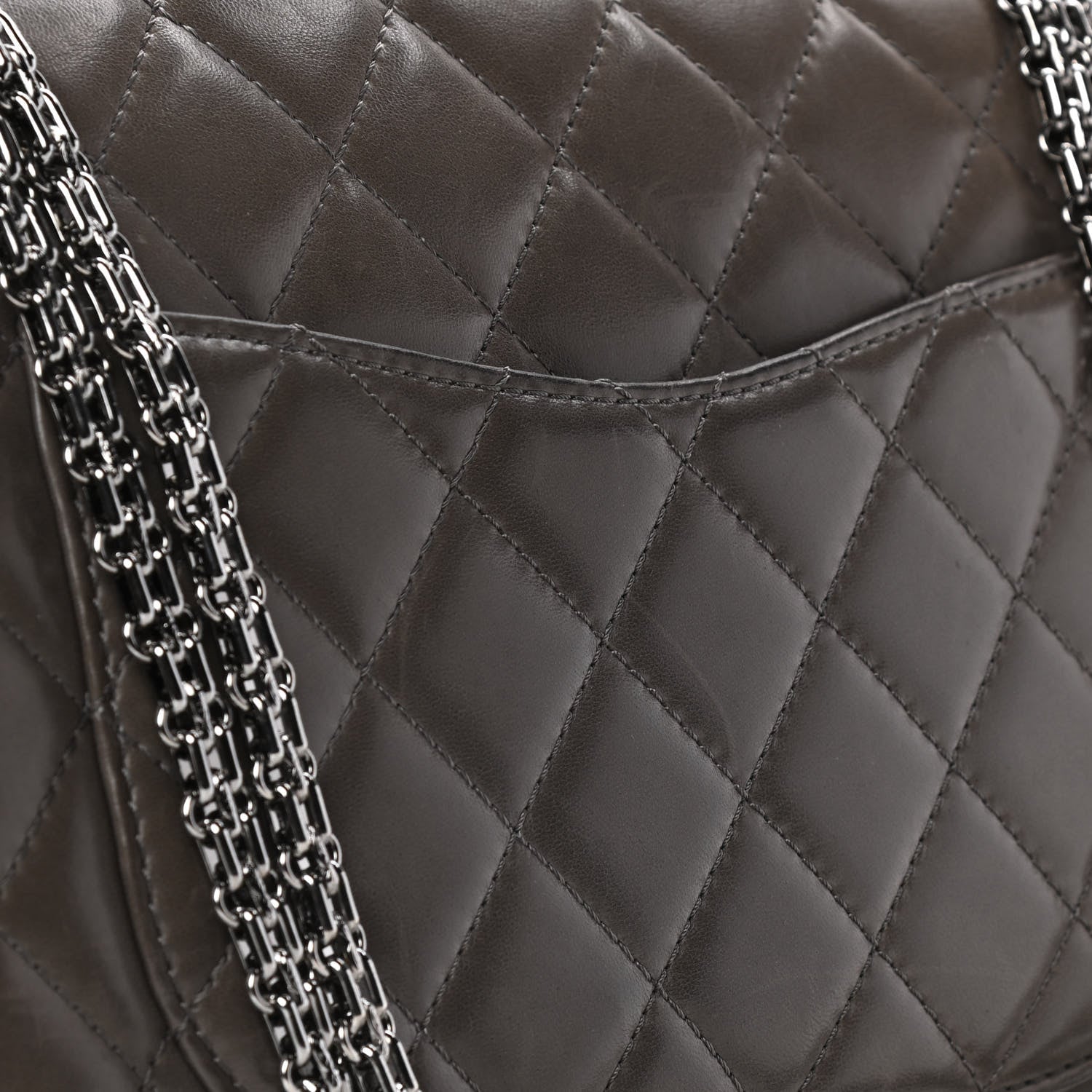 Chanel Lambskin Quilted 2.55 Reissue 227 Flap Brown 17 of 19