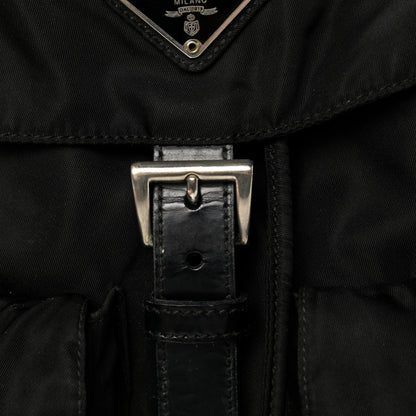 Prada Nylon Vela Medium Backpack Black 18 of 21
