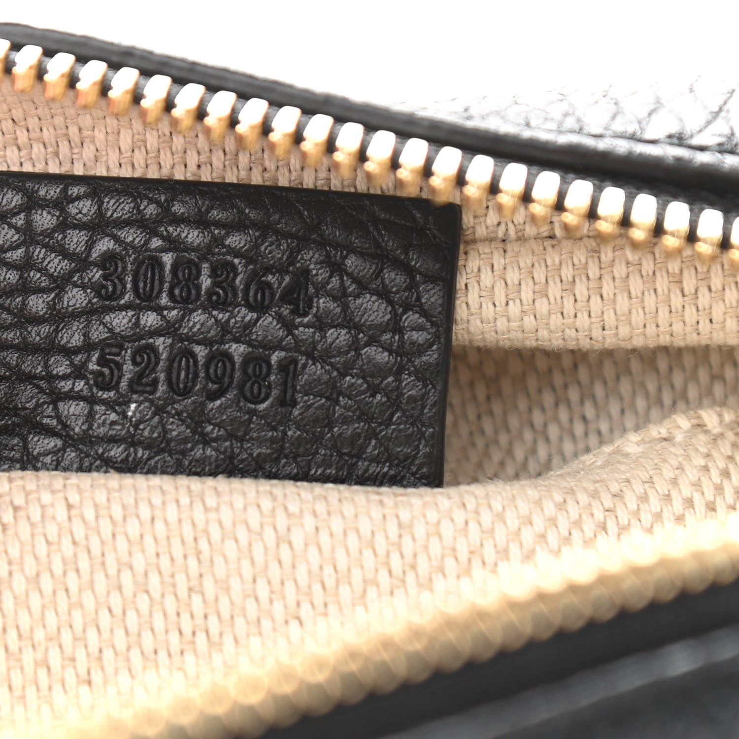 Gucci Pebbled Calfskin Small Soho Disco Bag Black 7 of 10