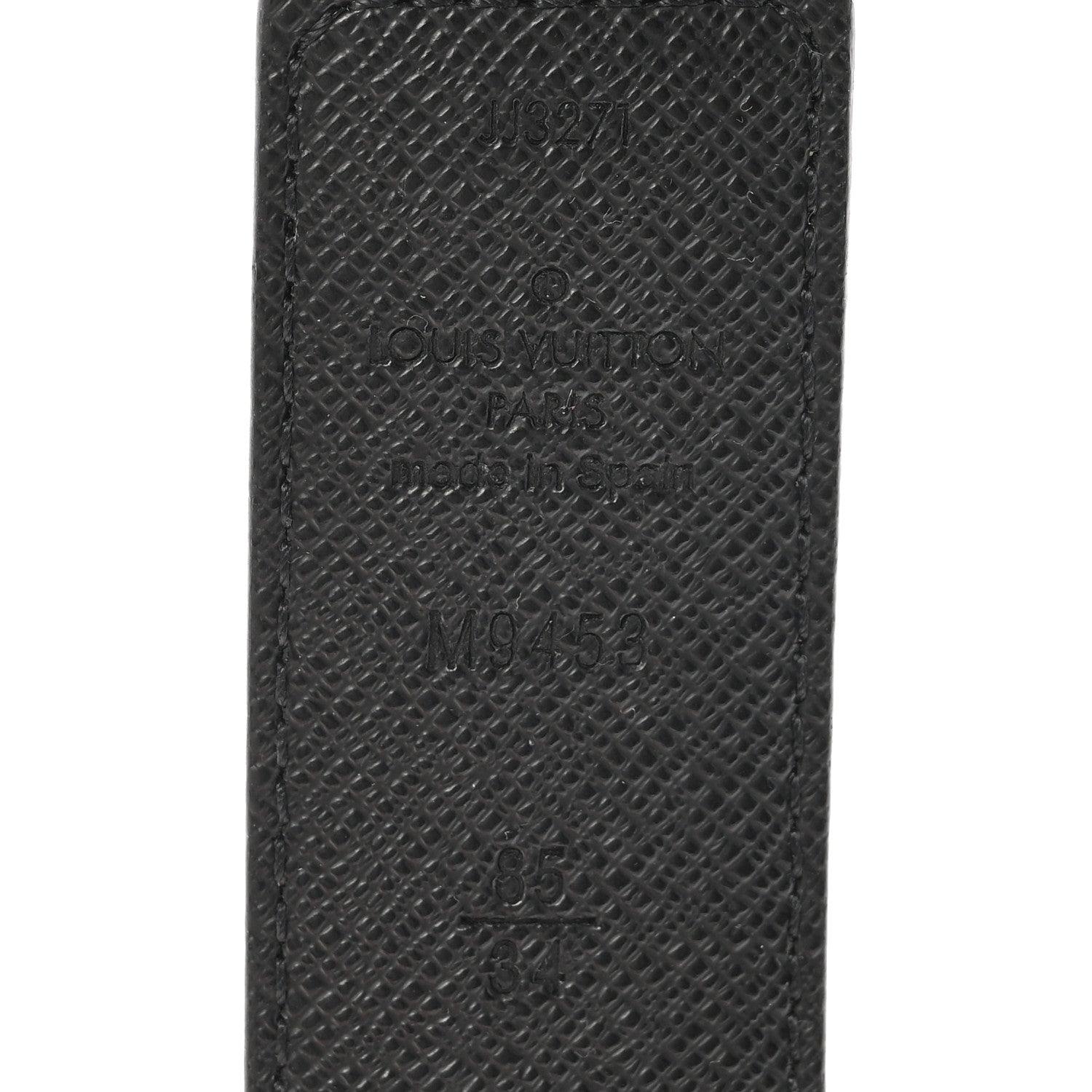 Louis Vuitton Calfskin Monogram 40mm LV Initiales Reversible Belt 85 34 Black 5 of 5