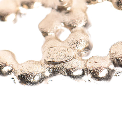 Chanel Pearl Crystal CC Earrings Gold 3 of 5