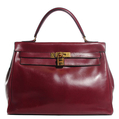 Hermes Box Kelly Retourne 32 Rouge H 1 of 23