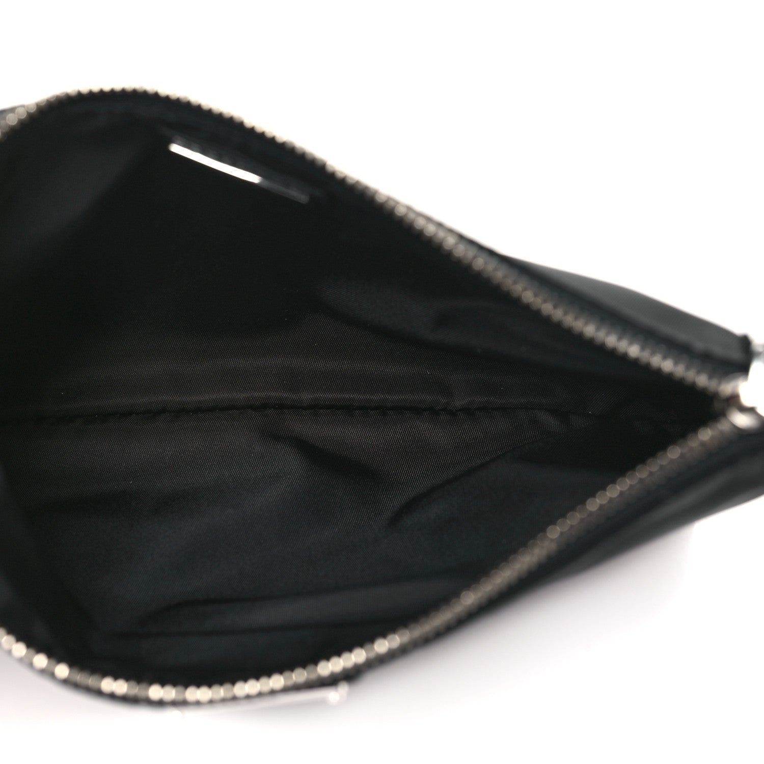 Prada Re-Nylon Saffiano Pouch Wristlet Black 5 of 8