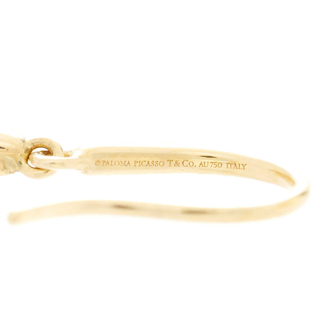 Tiffany 18K Yellow Gold Paloma's Venezia Luce Drop Earrings 4 of 5