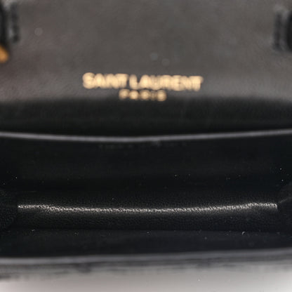 Saint Laurent Lambskin Quilted Micro Gaby Bag Black 5 of 10