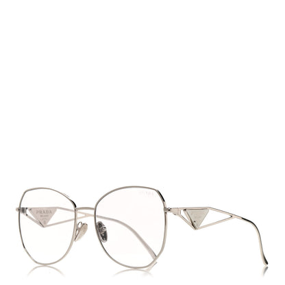 Prada Metal Symbole Triangle Logo Sunglasses SPR57Y Grey 1 of 7