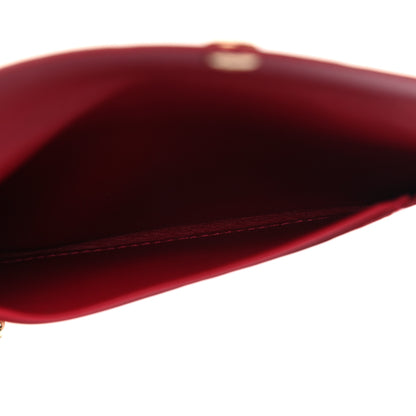 Louis Vuitton Vernis Envelope Plate Pouch Pomme D'Amour 5 of 7