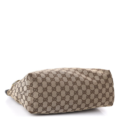 Gucci Monogram Medium Sukey Top Handle Brown 4 of 15