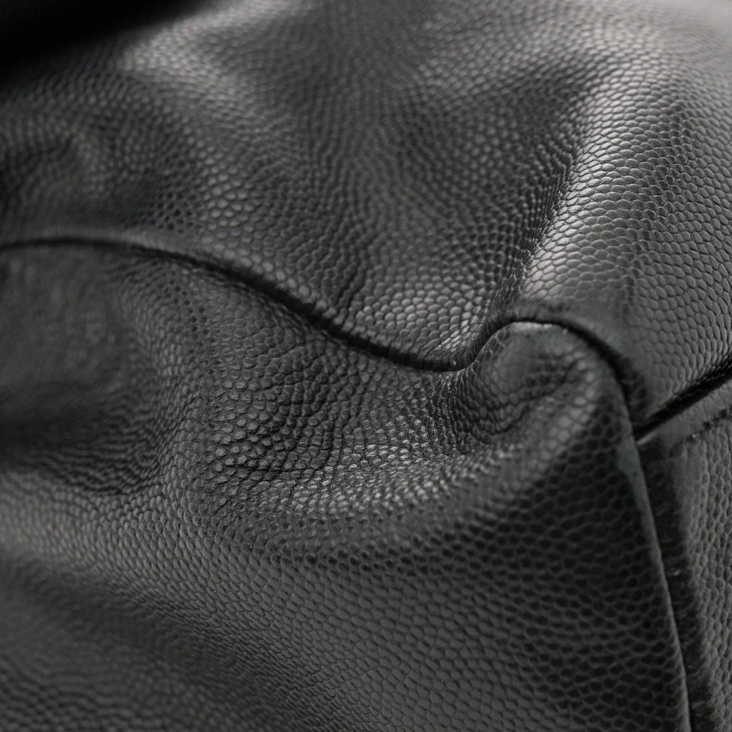 Grain De Poudre Medium West Hollywood Monogram Fold-Over Black