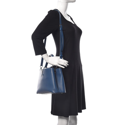Louis Vuitton Taurillon Capucines PM Petrole Blue 2 of 14