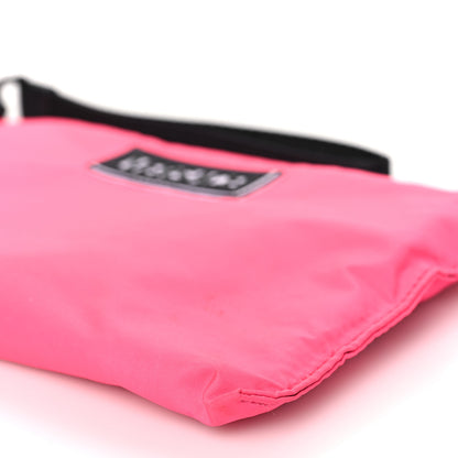 Versace Nylon Icon Flat Pouch Pink 8 of 9