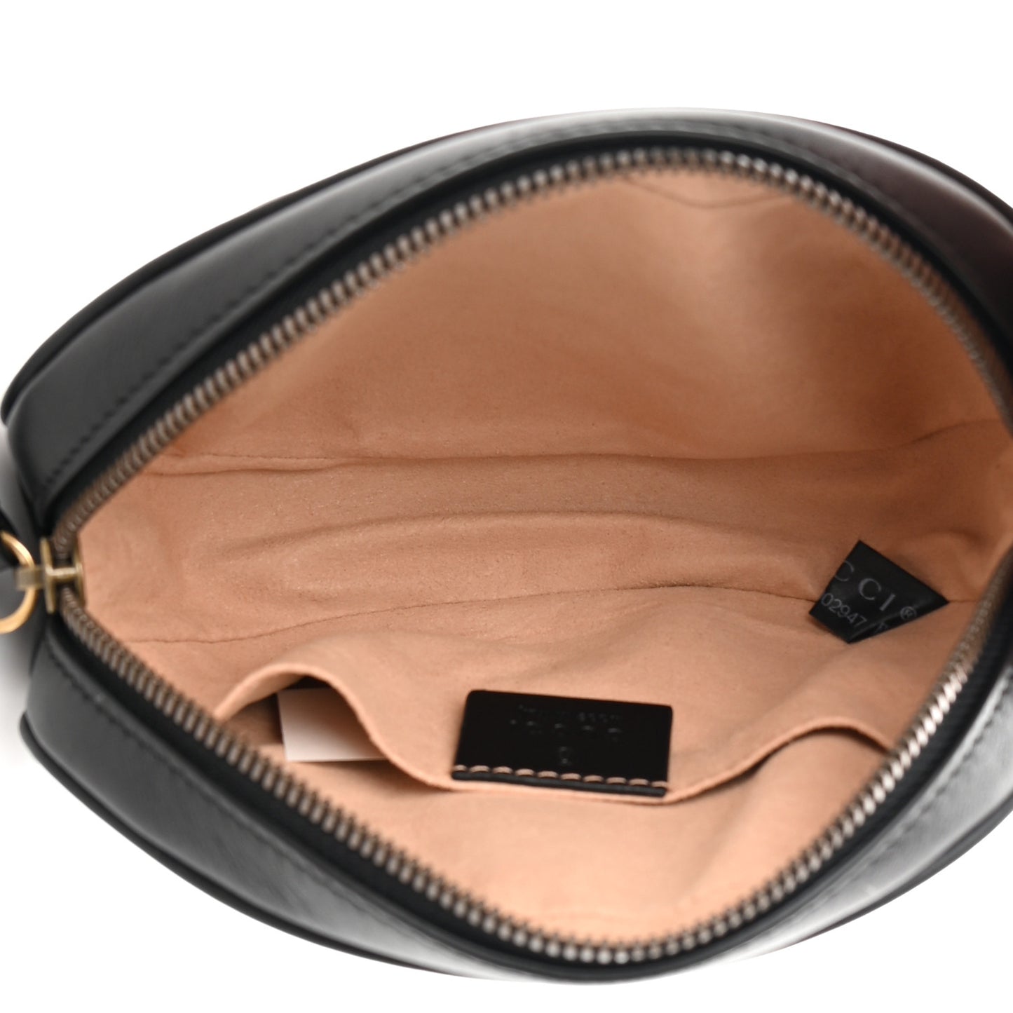 Calfskin Matelasse GG Marmont Belt Bag 85 34 Black