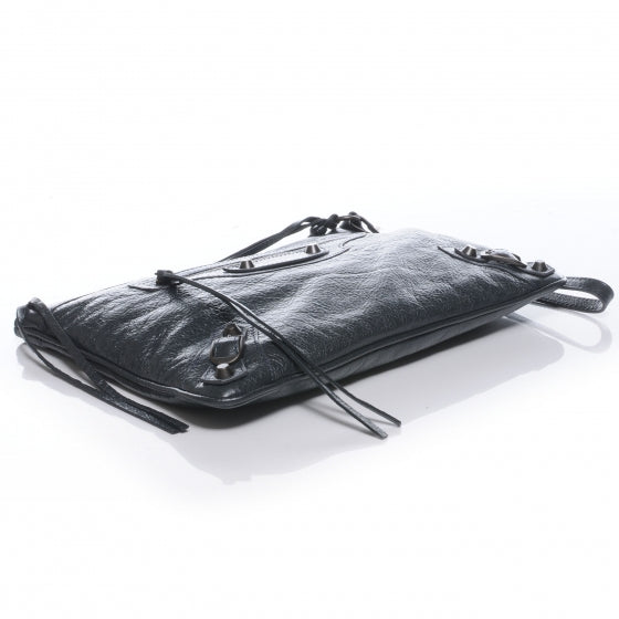 Balenciaga Agneau Flat Handle Clutch Anthracite 4 of 7
